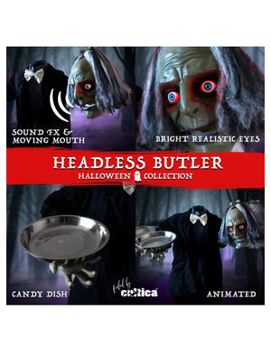 Horror Butler Shocking Headless Horst Animatronic