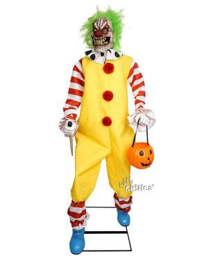 Bloody Beppo 1,9 Meter Halloween Killer Clown Animatronic