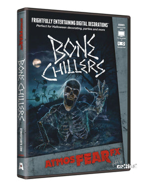 Bone Chillers Skelett Kino Projektionen DVD Edition