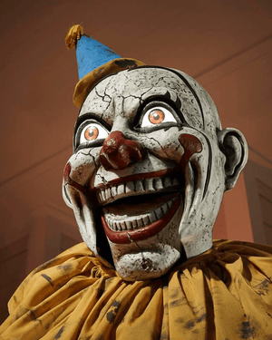 Creepy Clown Jack in the Box Riesen Animatronic